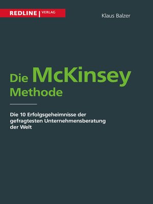 cover image of Die McKinsey Methode